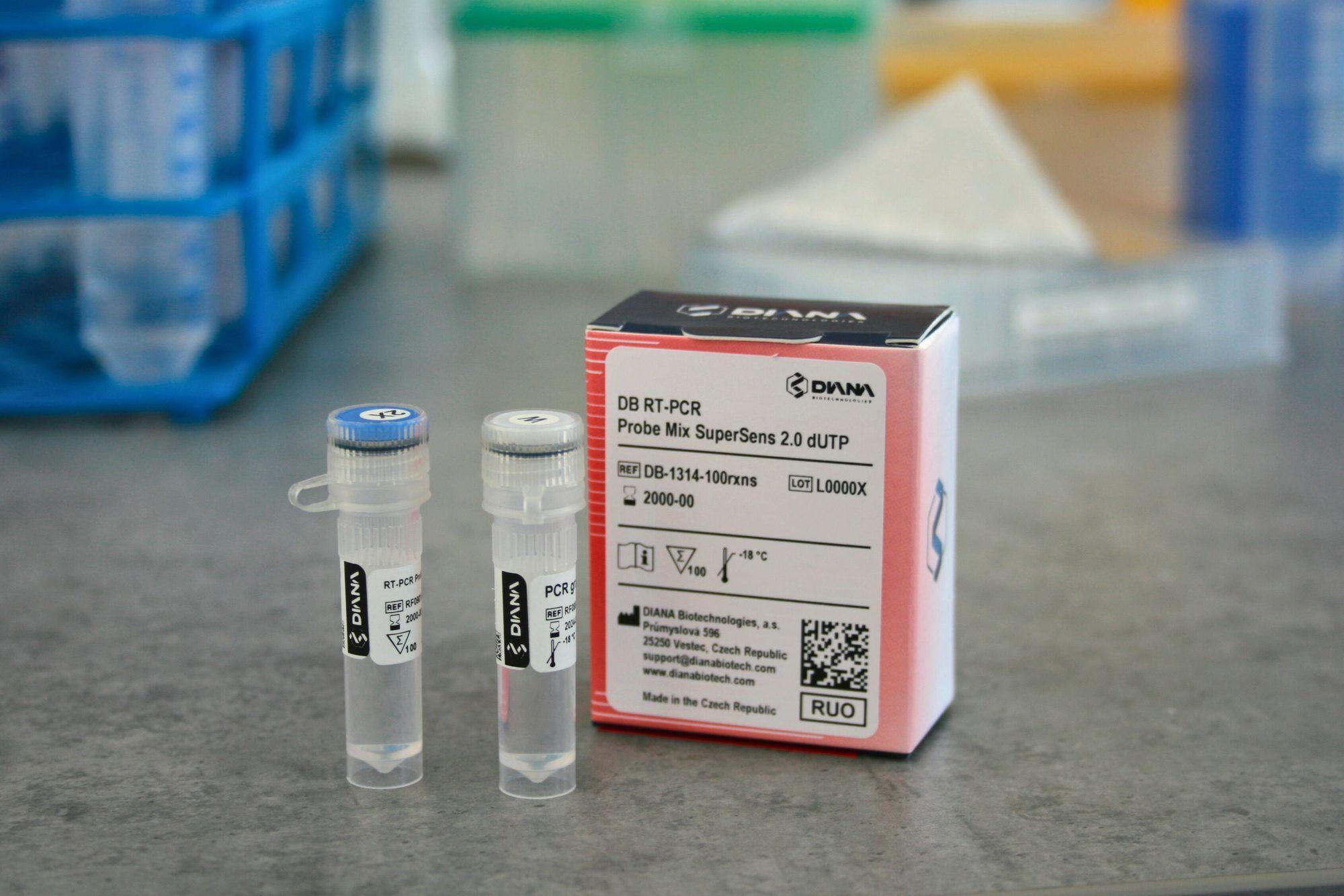DB RT-PCR Probe Mix SuperSens 2.0 dUTP (DB-1314) kit box and tubes
