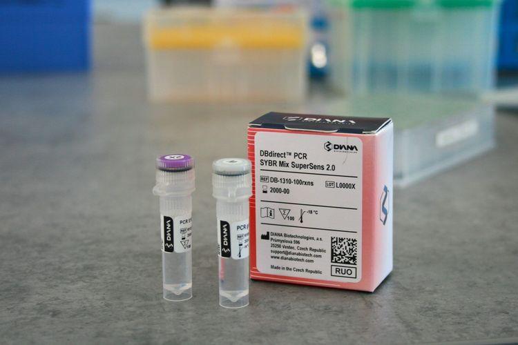 DBdirect™ PCR SYBR Mix SuperSens 2.0 (DB-1310) kit box and tubes