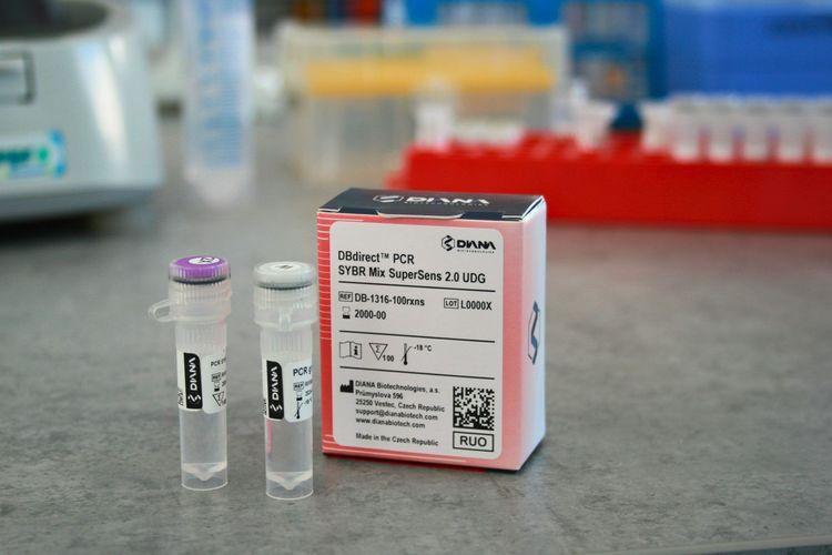 DBdirect™ PCR SYBR Mix SuperSens 2.0 UDG (DB-1316) kit box and tubes